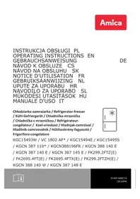 Notice AMICA FK299.2FTZH Frigorifero
