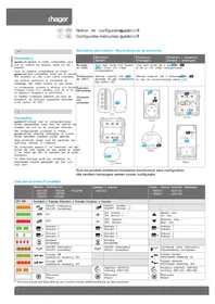 Notice HAGER TU404 Interrupteur électrique