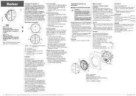 Notice HAGER 80162865 Interrupteur électrique
