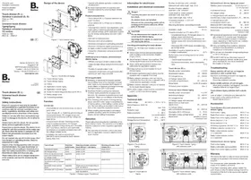 Notice HAGER 85421201 Variateur d'éclairage