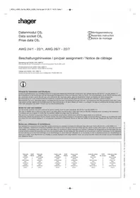 Notice HAGER SL200559079016 Module électronique