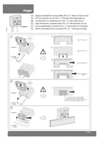 Notice HAGER ATA806099016 Accessoire électrique