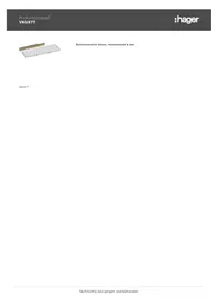 Notice HAGER VISION VKG97T Accessoire électrique