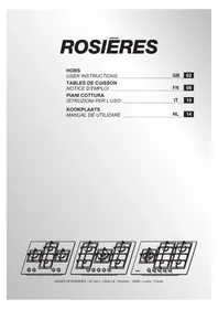 Notice ROSIERES RVG7WL4WC5B Fornuis