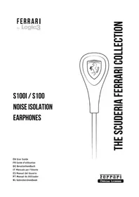 Notice Logic3 FERRARI S100 Bouchon d'oreille