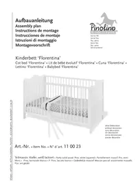 Notice Pinolino FLORENTINA Lit bébé