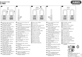 Notice ABUS 160ER Serrure