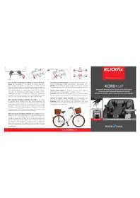 Notice KLICKfix KORB KLIP Accessoire de vélo