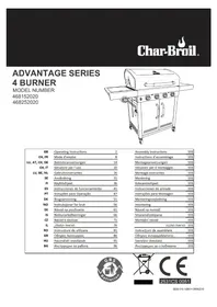 Notice CHAR BROIL ADVANTAGE 445 S Grill