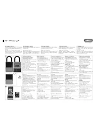 Notice ABUS KEYGARAGE 727 Serrure