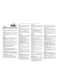 Notice Gymform AB BOOSTER PLUS Formateur de vélo d'intérieur