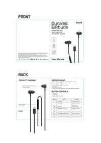 Notice Tzumi DYNAMIC EARBUDS écouteurs