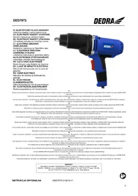 Notice DEDRA DED7973 Schrauber