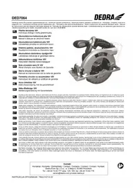 Notice DEDRA DED7064 Piła