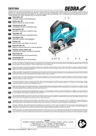 Notice DEDRA DED7060 Piła