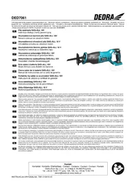 Notice DEDRA DED7061 Piła