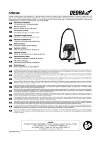 Notice DEDRA DED6598 Odkurzacz