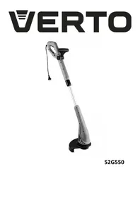 Notice Verto 52G550 Coupe-herbe