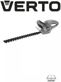 Notice Verto 52G567 Taille-haies