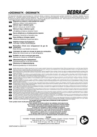 Notice DEDRA DED9955TK Verwarming