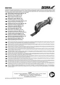 Notice DEDRA DED7059 Multifunktionswerkzeuge