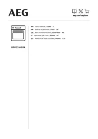 Notice AEG BPK335061M Four électrique