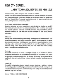 Notice Schertler DYNC P48 Microphone