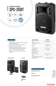 Notice RONDSON SPC250T Haut-parleur