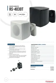 Notice RONDSON RS4030T Haut-parleur