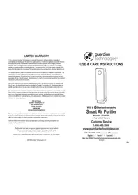 Notice GermGuardian CDAP5500 Purificateur d'air