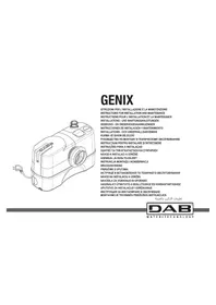 Notice DAB GENIX 130 насос