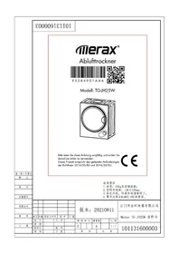 Notice Merax TGJH25W Sèche-linge