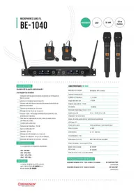 Notice RONDSON BE1040BP Microphone