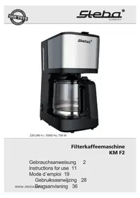 Notice STEBA KM F2 Kaffeemaschine