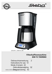 Notice STEBA KM F3 THERMO Kaffeemaschine