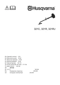 Notice HUSQVARNA 321R Débroussailleuse