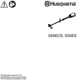 Notice HUSQVARNA 525IES Tondeuse électrique