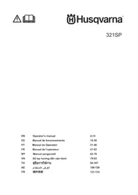 Notice HUSQVARNA 321SP