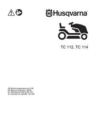 Notice HUSQVARNA TC 112 Tracteur de jardin