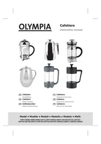 Notice OLYMPIA CW950 Machine à café