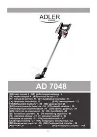 Notice ADLER AD 7048 Aspirateur