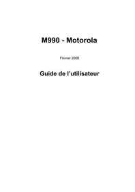 MOTOROLA M990 - Téléphone mobile