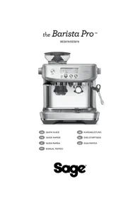 Notice SAGE THE BARISTA PRO BES878 Machine à café