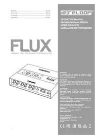 Notice Reloop FLUX Equipement DJ