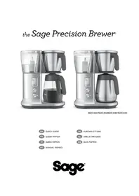 Notice SAGE THE PRECISION BREWER BDC400 Machine à café