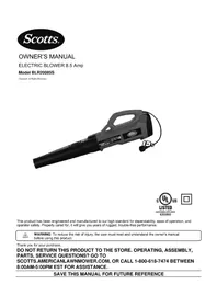 Notice Scotts BLR20085S Tondeuse à gazon