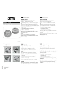 Notice Xavax 00111195 Machine à café