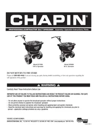 Notice Chapin 82108N Outil à main