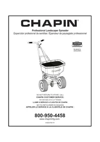 Notice Chapin 8900A Tondeuse à gazon