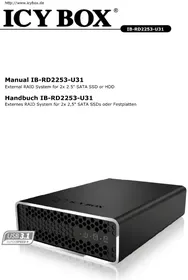 Notice Icy Box IBRD2253U31 Disque dur externe